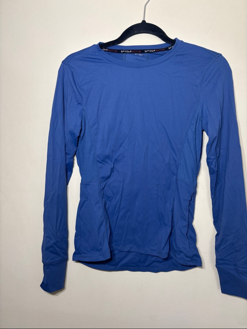 Spyder Active Blue Long Sleeve Performance Top